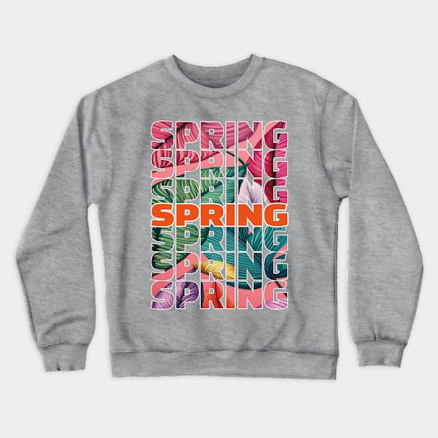 Hello Spring Crewneck Sweatshirt by EunsooLee